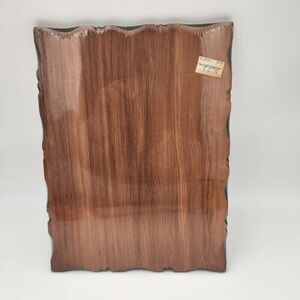 Vintage ADCO California Coast Redwood Plaque 9x12 Scalloped Edge Made in USA NEW